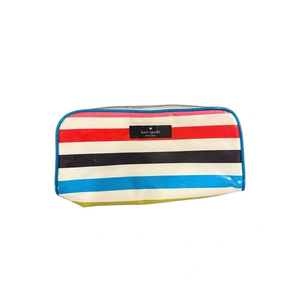 Kate Spade Multicolor Striped Pouch